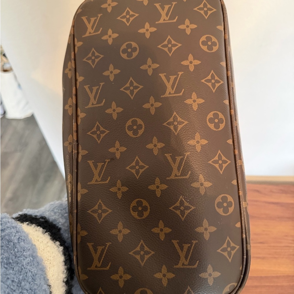 Monogram Purse Bag with Hot Pink Interior and Insert - Brown - Picture 11 of 12